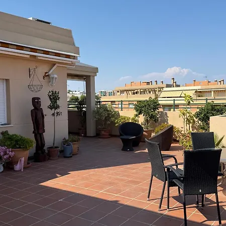 アパート Espectacular Atico Con Vistas Al Mar Y La Montana トレモリノス